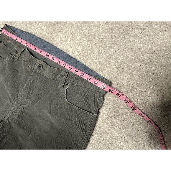 Vintage Y2K LL Bean Corduroy Pants Men 40x32 Gray - Picture 4 of 6